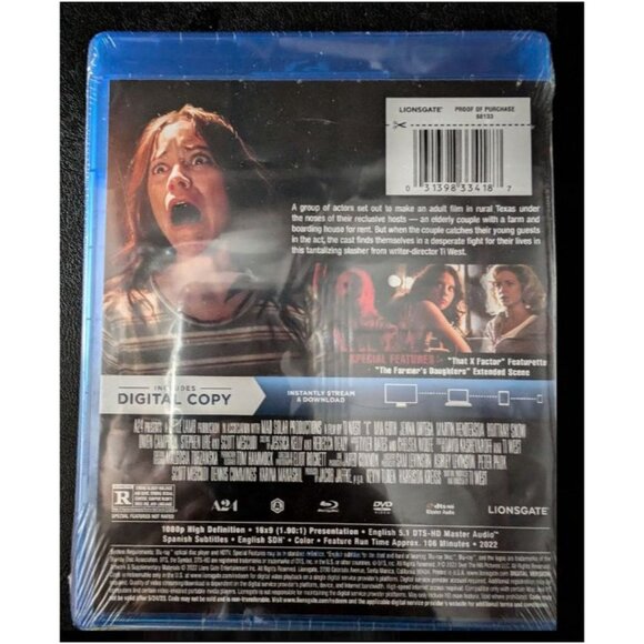 X (2022) (Blu-ray +DVD + Digital) - Picture 4 of 5